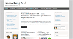 Desktop Screenshot of geocaching-sued.de